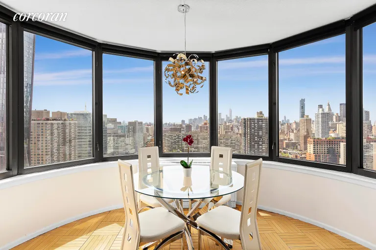 New York City Real Estate | View 330 East 38th Street, 35O | Food or View? Why not enjoy both!  | View 3