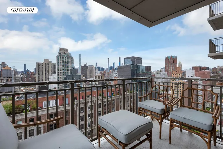 New York City Real Estate | View 301 East 79th Street, 22J | Large Private Balcony | View 3
