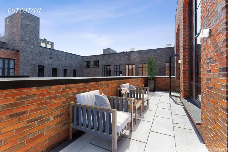 New York City Real Estate | View 438 East 12th Street, PHH | Terrace outside living room  | View 3
