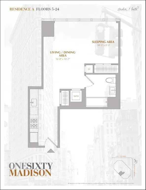 160 Madison Avenue, 10A | floorplan | View 6
