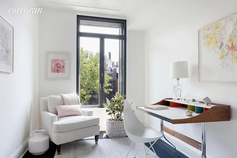 New York City Real Estate | View 145 West 11th Street, TH1 | Study facing south | View 10