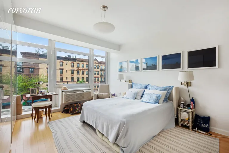 New York City Real Estate | View 145 Park Place, 4F | Spacious bedroom easily accommodates a queen bed | View 4