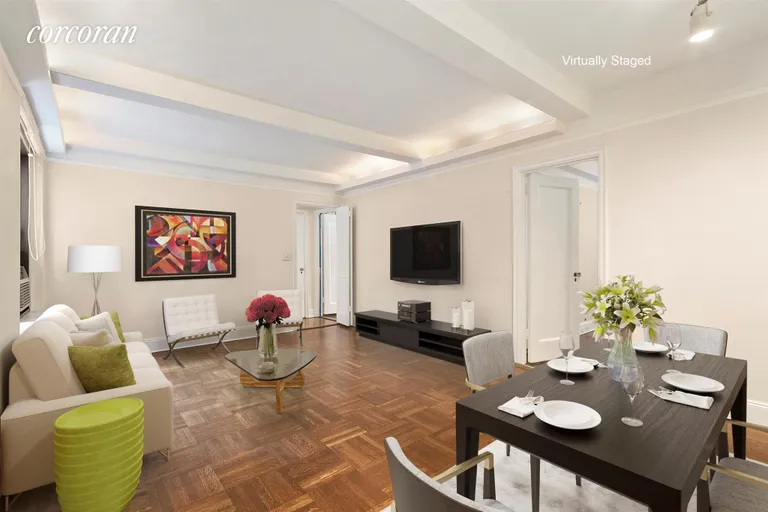 New York City Real Estate | View 235 West End Avenue, 4F | Living/dining | View 2