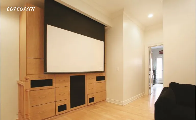 New York City Real Estate | View 119 East 38th Street | Hi-Def home theatre | View 8