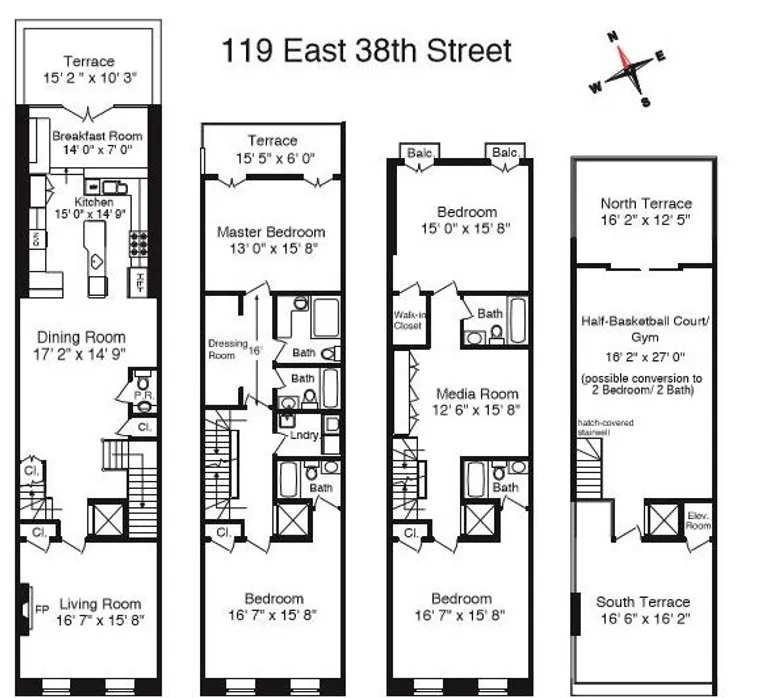 119 East 38th Street | floorplan | View 13