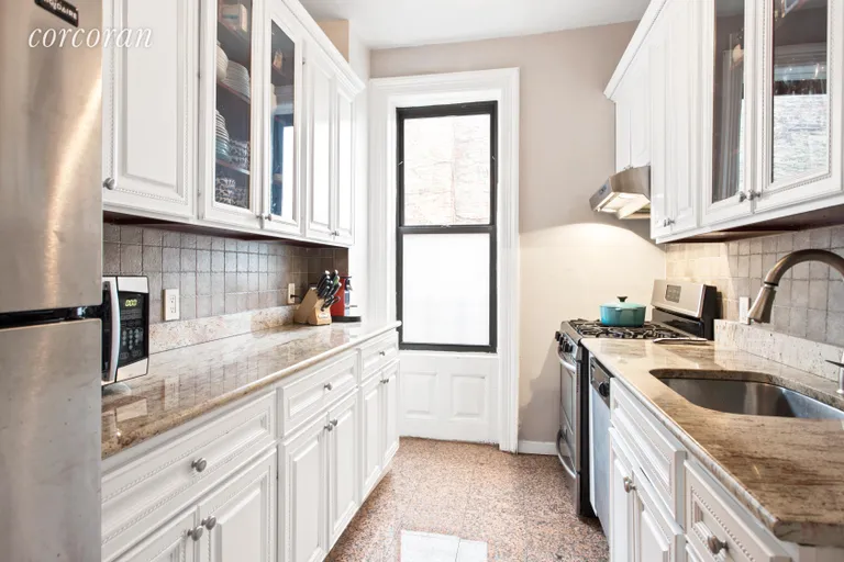 New York City Real Estate | View 412 8TH AVENUE, 3C | Windowed Kitchen with Stainless Steel Appliances | View 3