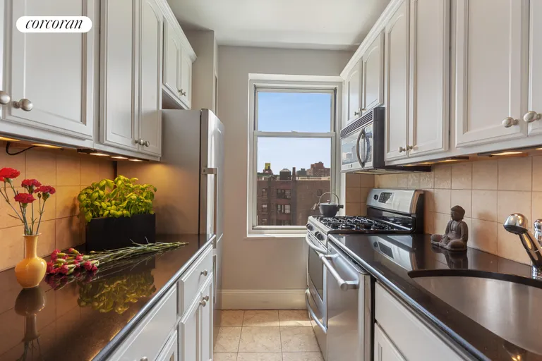 New York City Real Estate | View 233 West 99th Street, 16C | Windowed Kitchen | View 4