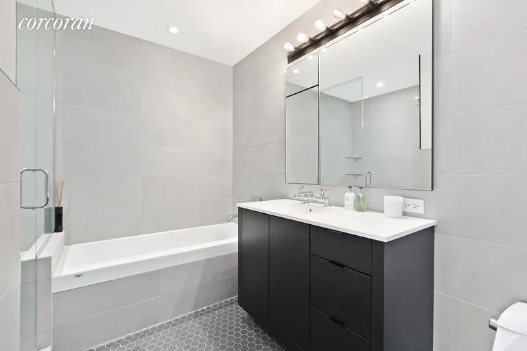 New York City Real Estate | View 540 West 28th Street, 2E | Spa-like Master Bath | View 5