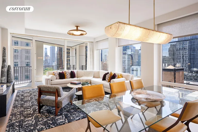 New York City Real Estate | View 15 West 61st Street, 22A | 3 Beds, 2 Baths | View 1