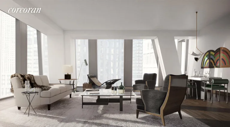 New York City Real Estate | View 53 West 53rd Street, 20E | 1 Bed, 1 Bath | View 1
