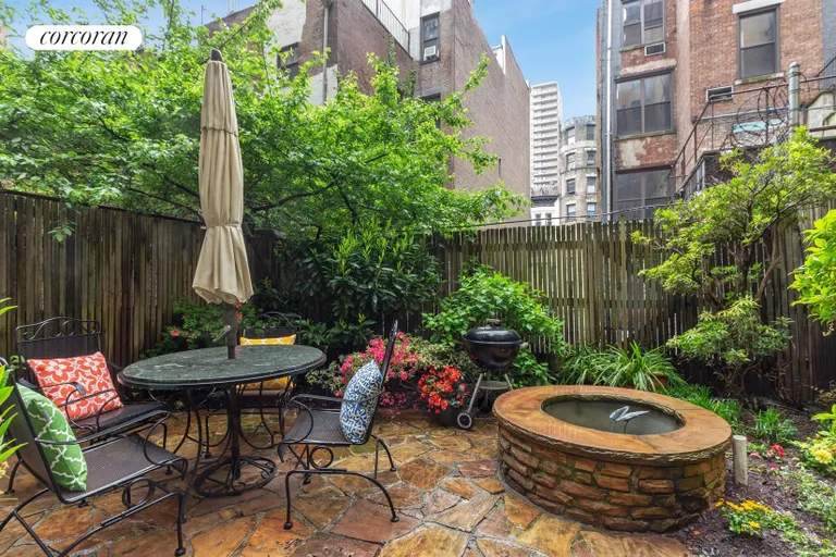 New York City Real Estate | View 338 West 72nd Street, 1 | Back Yard | View 3