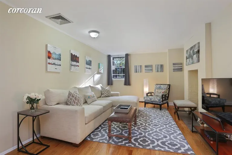New York City Real Estate | View 581 5th Avenue, 1A | Additional Living Space w/Decorative Fireplace | View 2