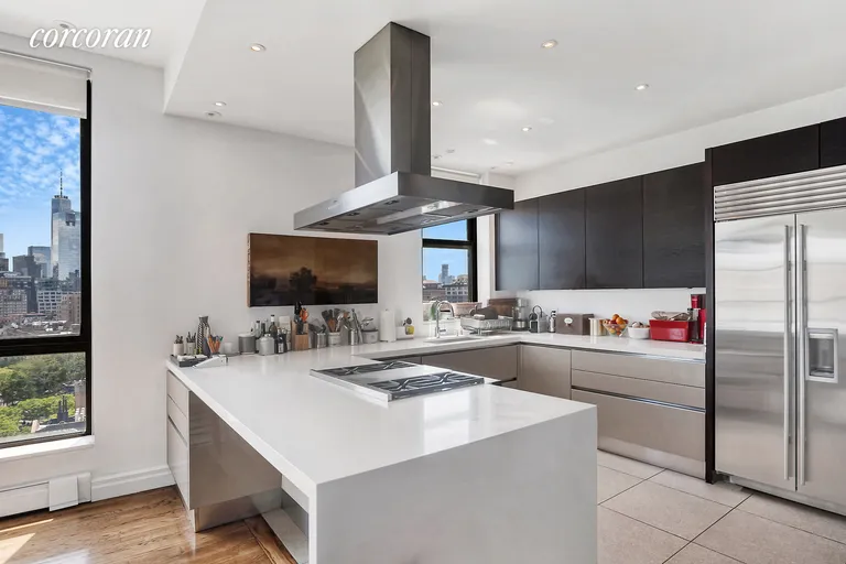 New York City Real Estate | View 2 Cornelia Street, 1004-05 | Chef's kitchen with open views | View 2