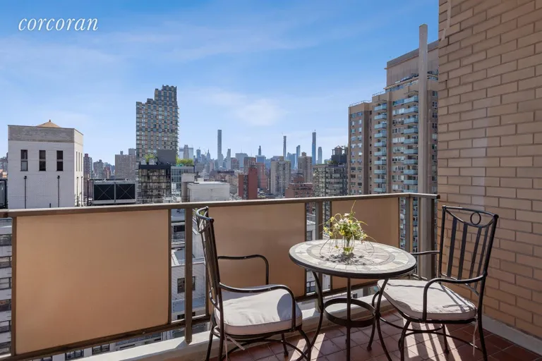 New York City Real Estate | View 301 East 87th Street, 25F | Balcony | View 5