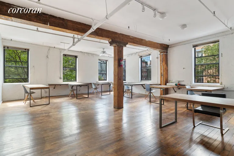 New York City Real Estate | View 35 Broadway, 2A | Loft Office Desk Area | View 2
