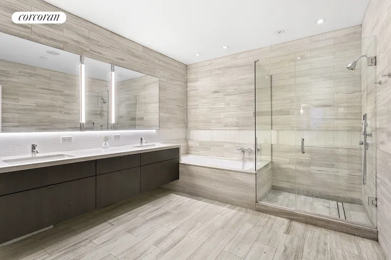 New York City Real Estate | View 421 Hudson Street, 618 | Master Bathroom | View 5