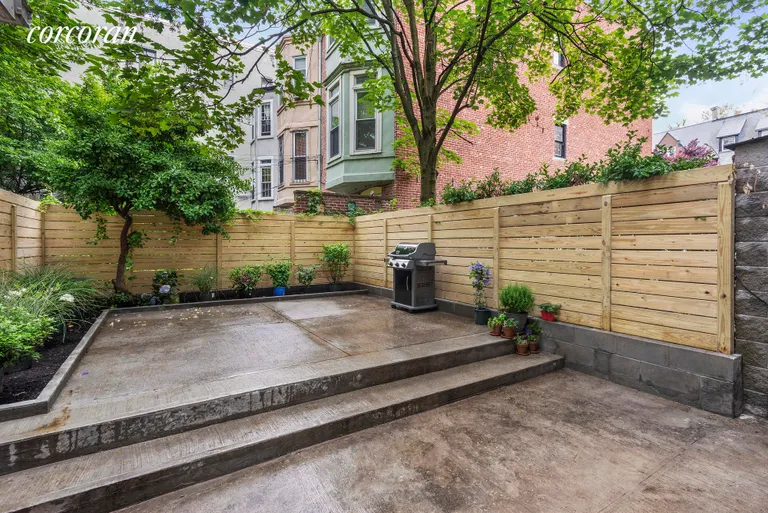 New York City Real Estate | View 215 Brooklyn Avenue, 1 | Garden with BBQ  | View 5