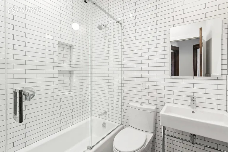 New York City Real Estate | View 215 Brooklyn Avenue, 1 | Beautiful Renovated Bathroom | View 3