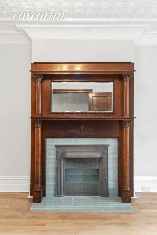 New York City Real Estate | View 215 Brooklyn Avenue, 1 | Decorative Fireplace | View 8