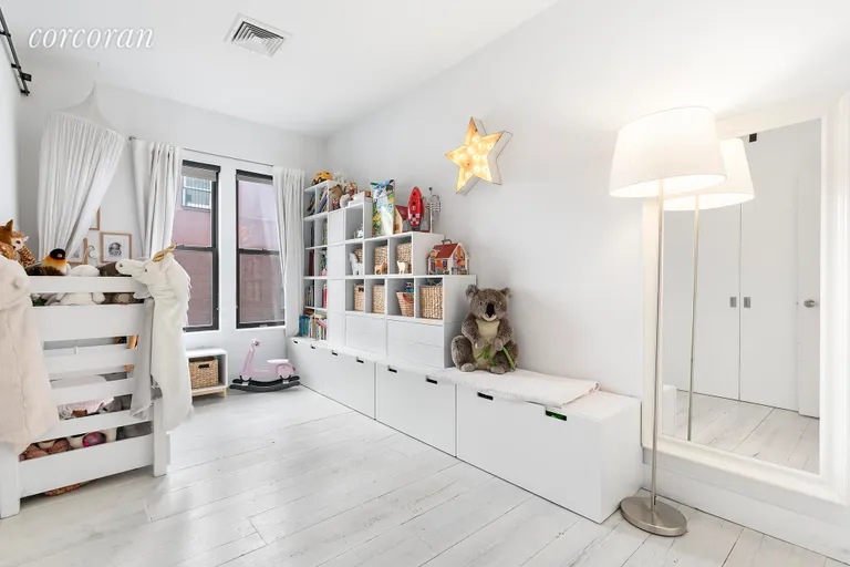 New York City Real Estate | View 138 Broadway, 5G | East-facing 3rd bedroom | View 13