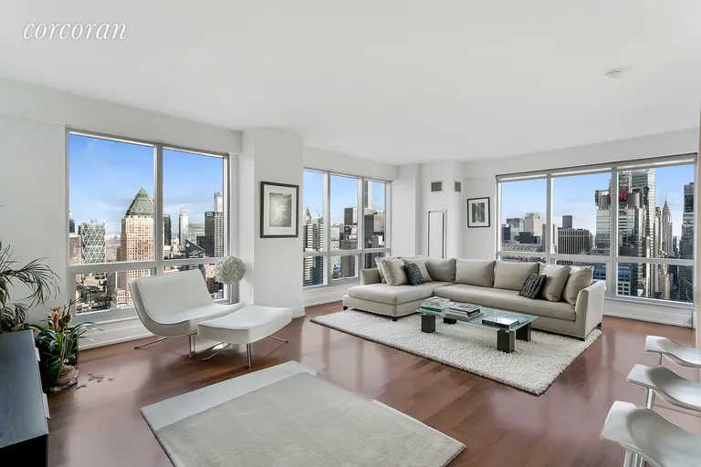 New York City Real Estate | View 350 West 42Nd Street, 58D | 2 Beds, 2 Baths | View 1