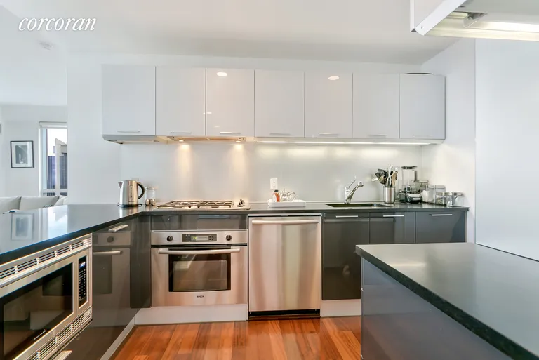 New York City Real Estate | View 350 West 42Nd Street, 58D | Open Kitchen | View 2