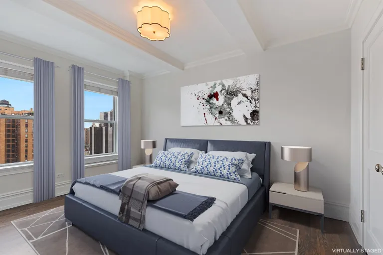 New York City Real Estate | View 165 West 91st Street, 14G | North-facing master bedroom with walk-in closets | View 3