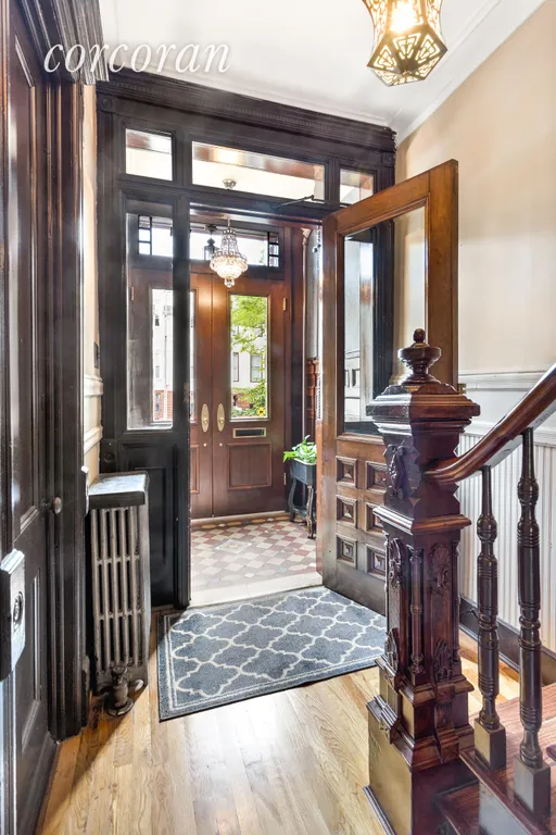 New York City Real Estate | View 233 12th Street | Fully restored and supremely elegant front entry | View 3