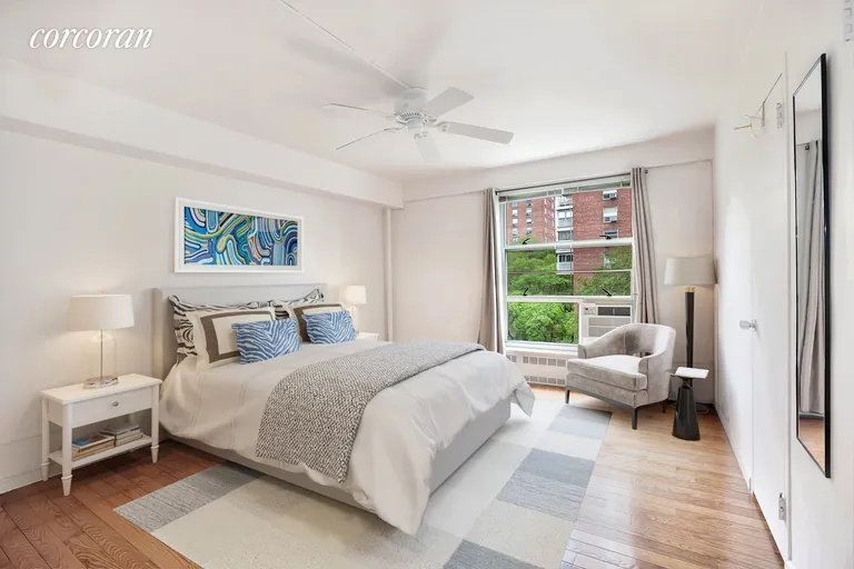 New York City Real Estate | View 80 La Salle Street, 8G | Master Bedroom | View 4