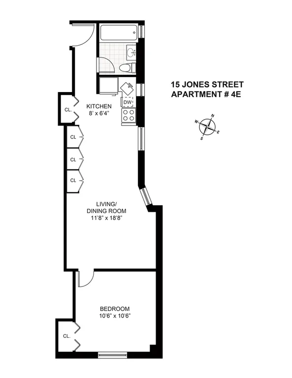15 Jones Street, 4E | floorplan | View 5