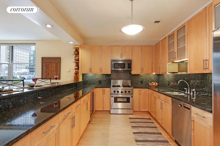 New York City Real Estate | View 38 Warren Street, 8C | Actual Kitchen with ample cabinets | View 5
