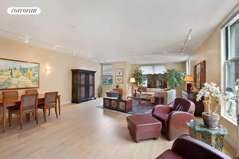 New York City Real Estate | View 38 Warren Street, 8C | Actual 33'x21' expansive Living Room | View 2