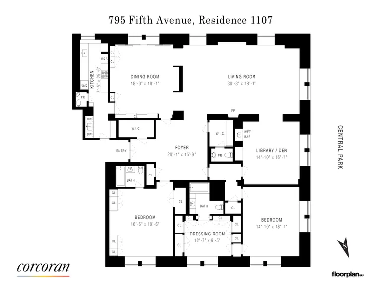 795 Fifth Avenue, 1105-11 | floorplan | View 17