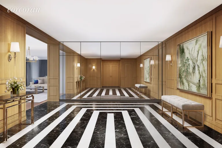 New York City Real Estate | View 795 Fifth Avenue, 1105-11 | Virtual Rendering // Foyer | View 5
