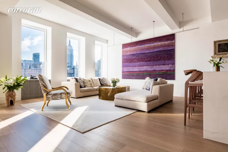New York City Real Estate | View 251 West 19th Street, 9C | 3 Beds, 2 Baths | View 1