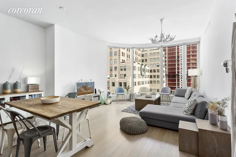 New York City Real Estate | View 50 West Street, 19A | 2 Beds, 2 Baths | View 1