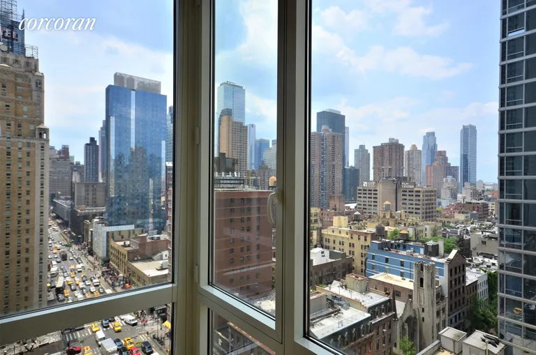 New York City Real Estate | View 247 West 46th Street, 1502 | Open South and West Views!  | View 2