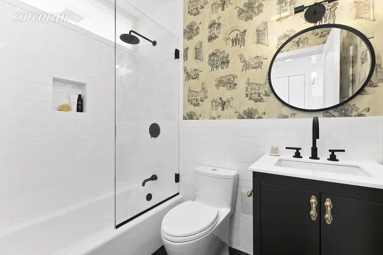 New York City Real Estate | View 86 2nd Place, 4 | 2nd bathroom with Kohler tub & sink & Toto Toilet | View 13