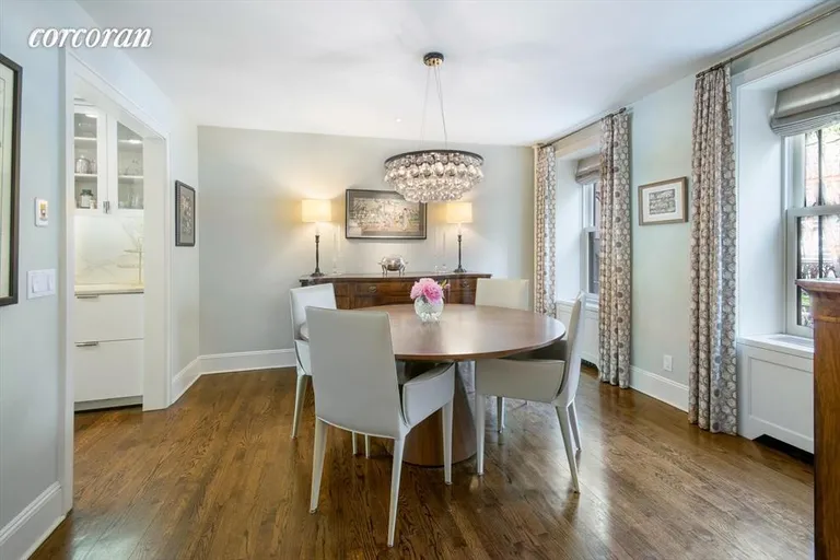 New York City Real Estate | View 324 1st Street | Dining room off the kitchen. | View 3