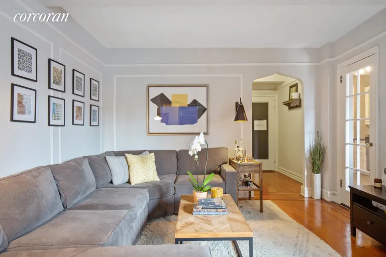 New York City Real Estate | View 200 West 108th Street, 11C | Large Living Room off of Entry Foyer | View 8