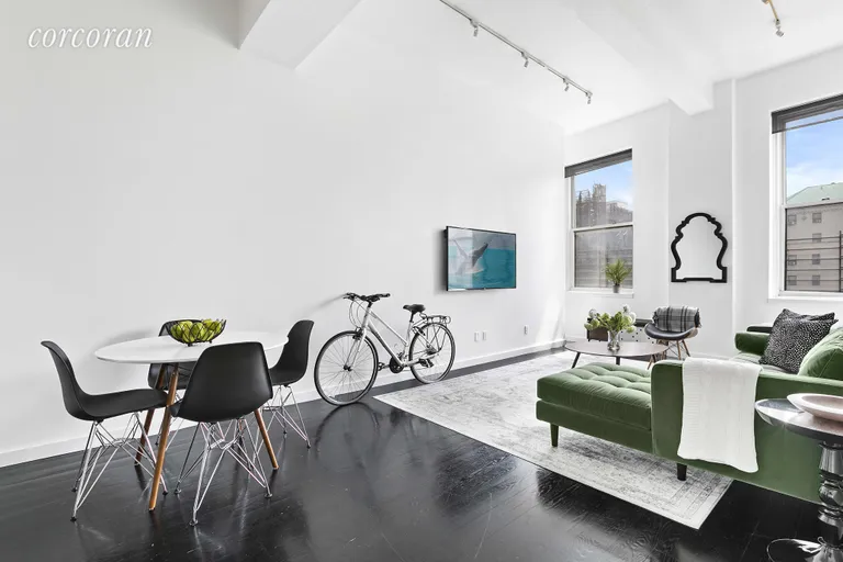 New York City Real Estate | View 96 Schermerhorn Street, 8D | New ebony finished hardwood floors  | View 8