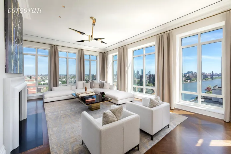 New York City Real Estate | View 20 East End Avenue, PH | Living Room | View 2