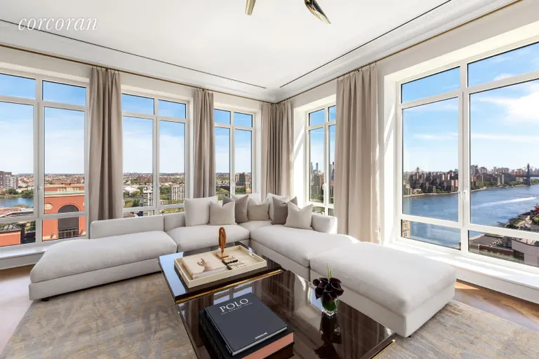 New York City Real Estate | View 20 East End Avenue, PH | Living Room | View 3