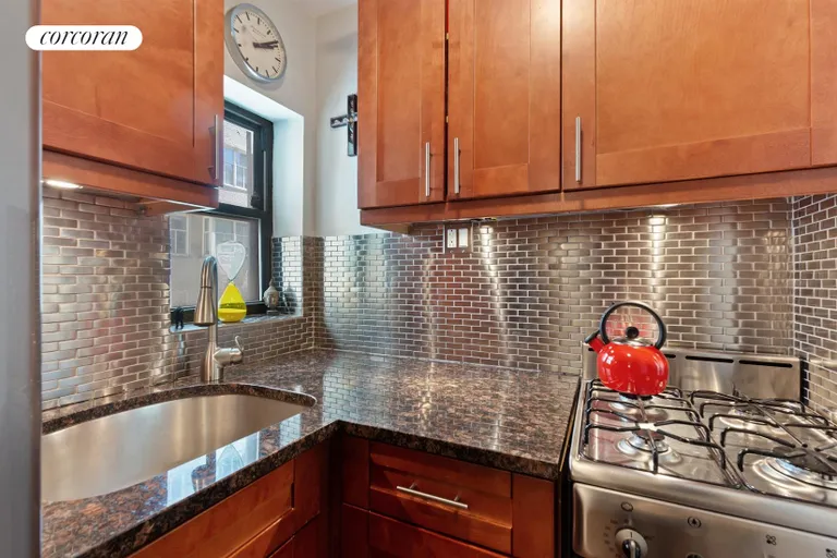 New York City Real Estate | View 2 West 90th Street, 2B | Windowed kitchen | View 5