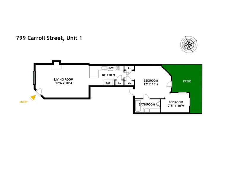 799 Carroll Street, 1 | floorplan | View 7