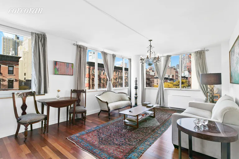 New York City Real Estate | View 393 West 49th Street, 4R | 2 Beds, 2 Baths | View 1