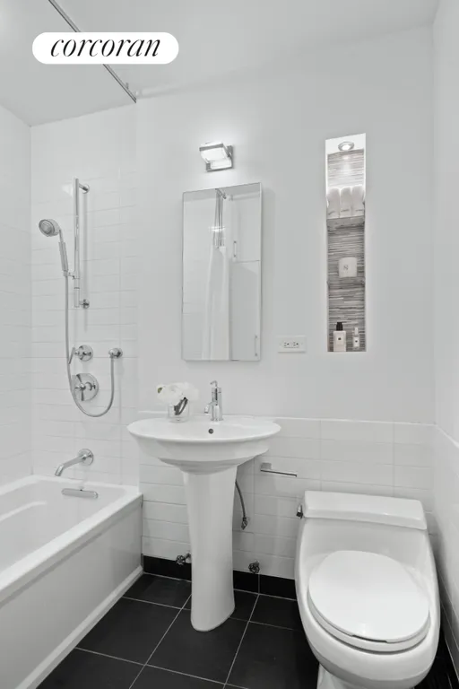 New York City Real Estate | View 43 East 10th Street, 5H | Renovated bathroom | View 4