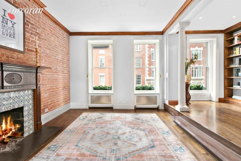 New York City Real Estate | View 106 Waverly Place, 3 | Windows over Waverly place/possible 3rd bedroom | View 2