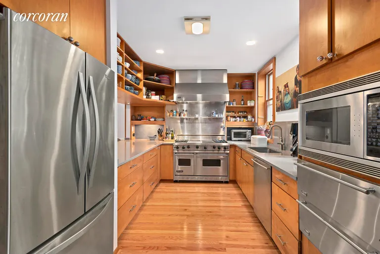 New York City Real Estate | View 641 Warren Street | Windowed chef's kitchen | View 4