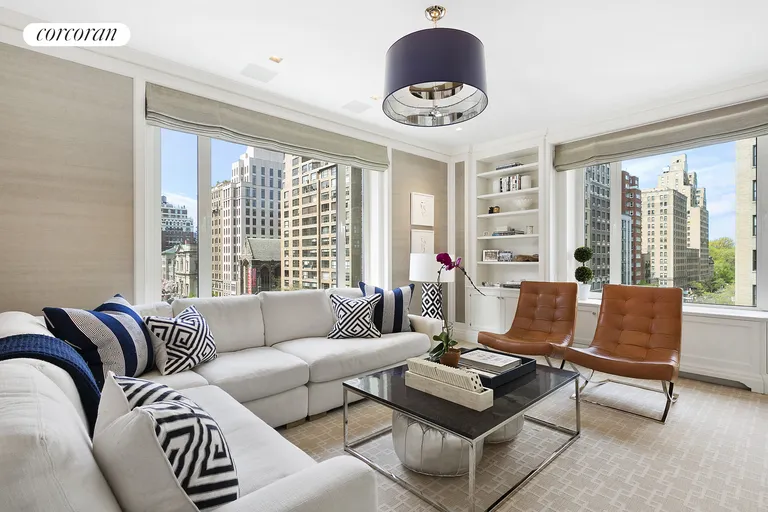 New York City Real Estate | View 1045 Park Avenue, 7AB | Library / Bedroom | View 3